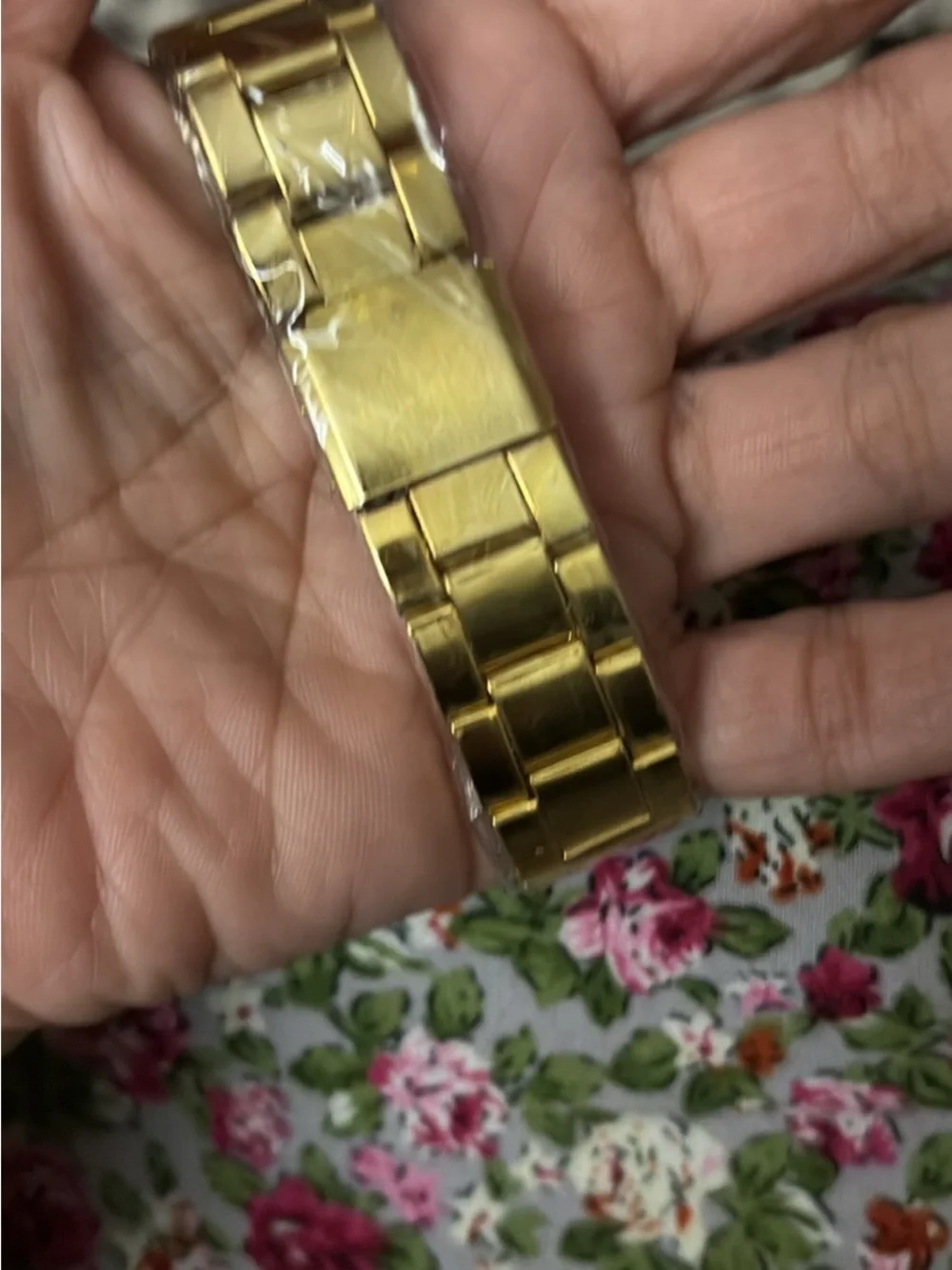 Geneva Gold and Black Classic Dress Watch with Moonphase Accent